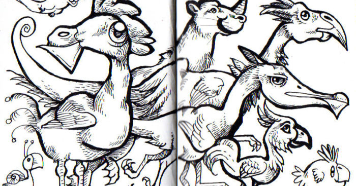 I Make Small Haunted Drawings For Inktober