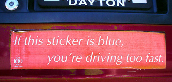 While Walking To Class The Other Day, I Spied This Bumper Sticker On The Back Of A Van That Was Parked Outside Of The Physics And Astronomy Building