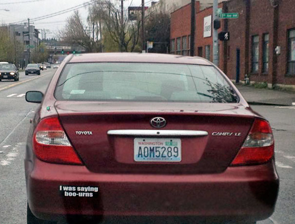 My Friend Came Across The Best God Damn Bumper Sticker Of All Time