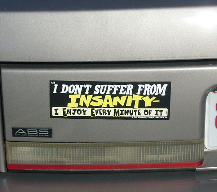 This Bumper Sticker Made Me Smile