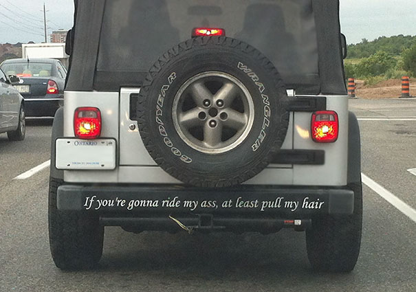 Quite Possibly The Greatest Bumper Sticker I Have Seen To Date