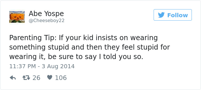 Funny Parenting Tips