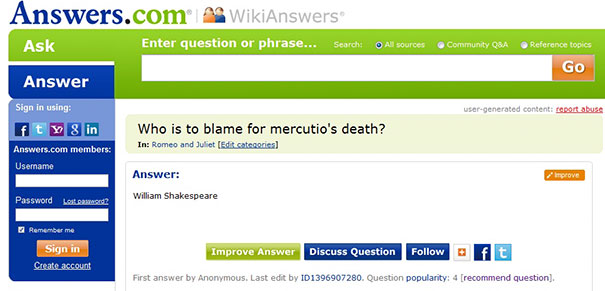 Smart Ass Answer Is Smart Ass