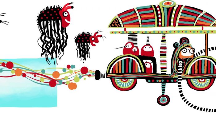 We Speak To Each Other Through Drawings.