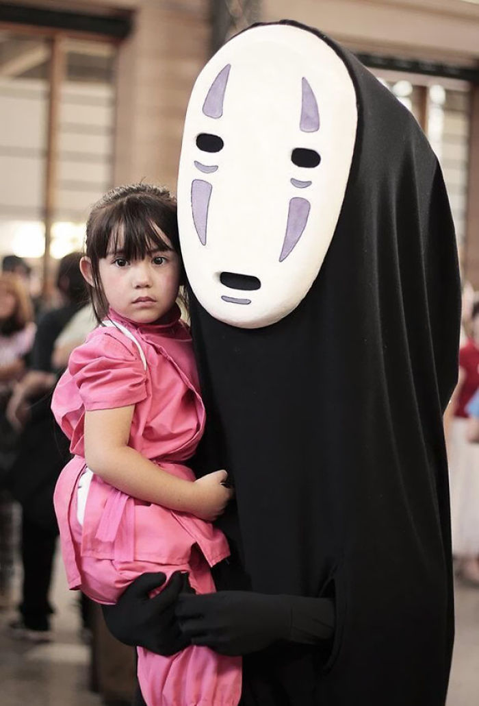 Chihiro And No-Face From Spirited Away Costume.
