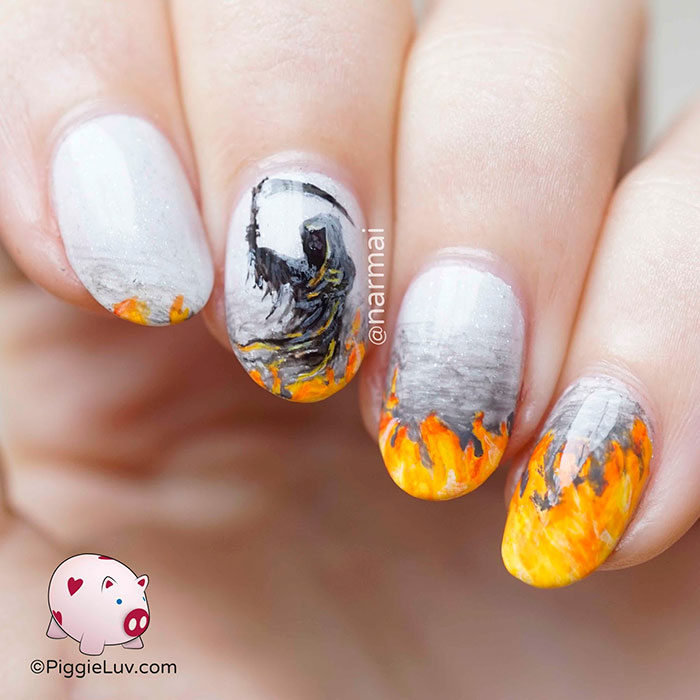 Halloween Nail Art