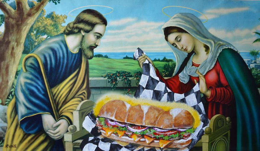 I Buy Paintings From Thrit Stores And Add A Personal Touch To Them