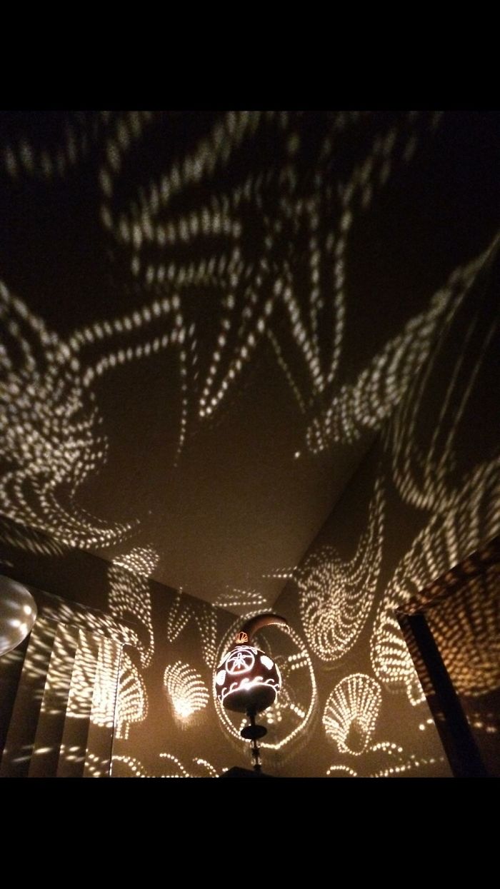 I Made These Seashell Gourd Lamps