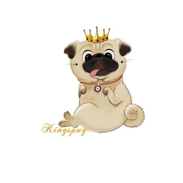 I Create Brand Kingspug,share With Pug Fans!