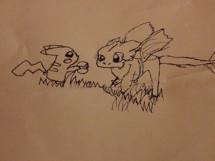 4th Grader Copy’s Pokemon Fan Art