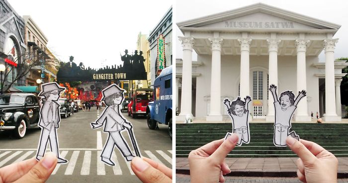 This Couple Captures Their Travels With Cute Drawings Instead Of Selfies