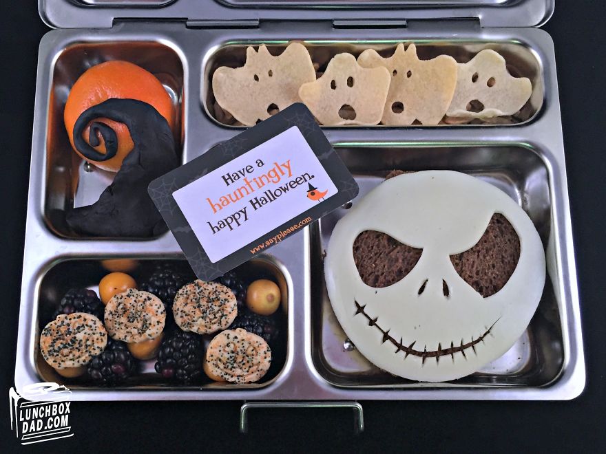 I Make Halloween Character School Lunches For My Kids