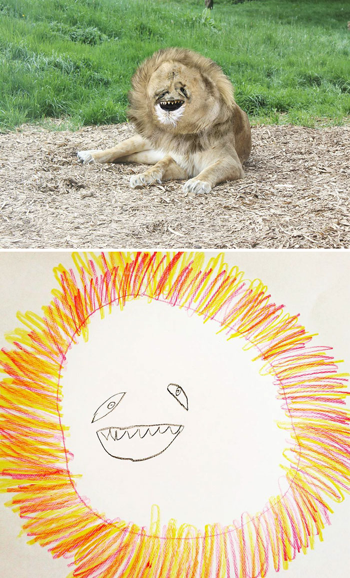 Funny Kid Drawing
