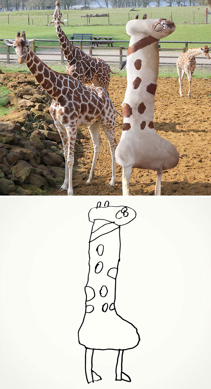 Funny Kid Drawing