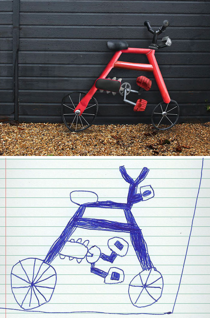 Funny Kid Drawing