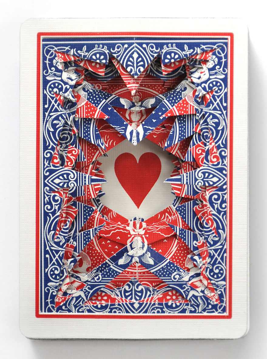 Lonely Hearts Altered Playing Card Decks… Cut Straight Through To The Heart