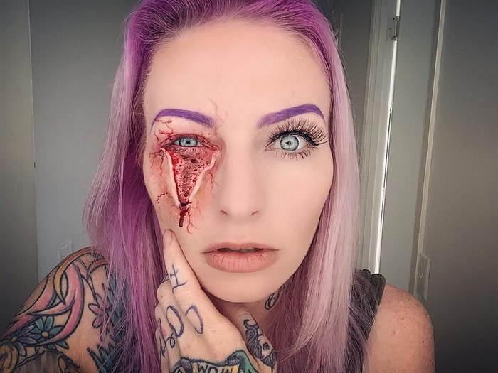 Creepy Makeup Art