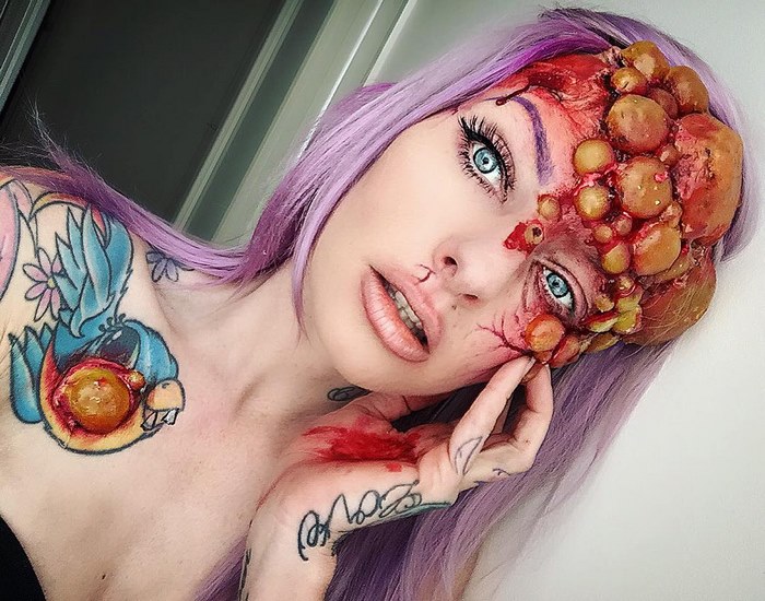 Creepy Makeup Art