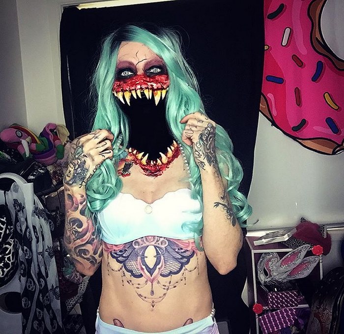 Creepy Makeup Art