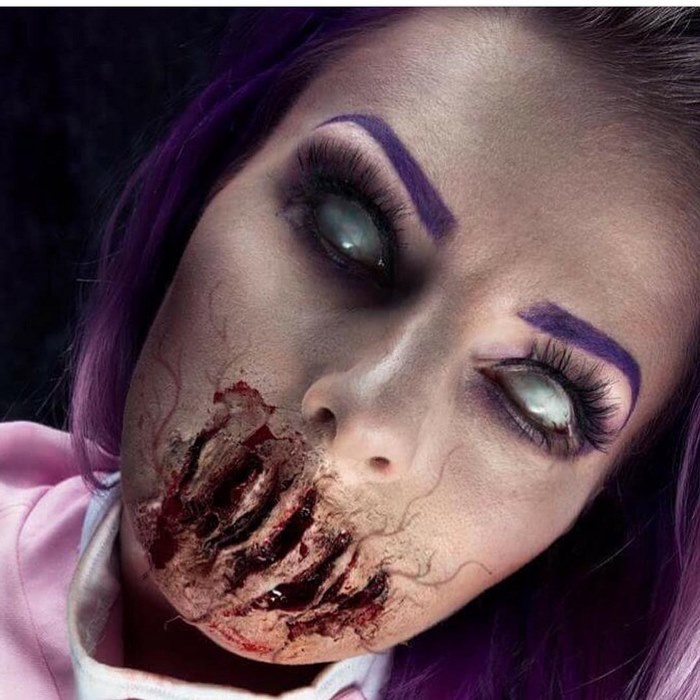 Creepy Makeup Art