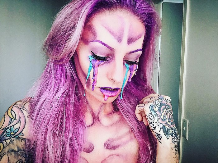 Creepy Makeup Art