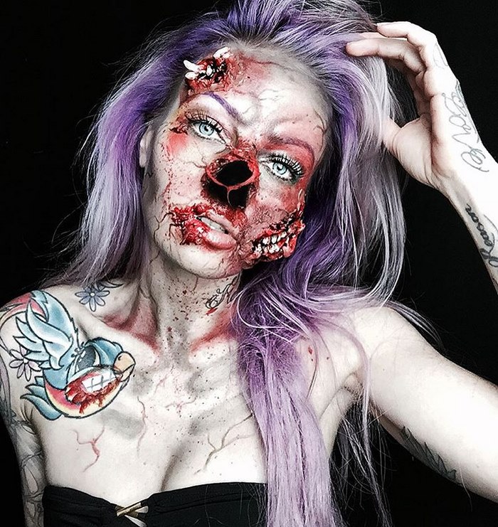Creepy Makeup Art
