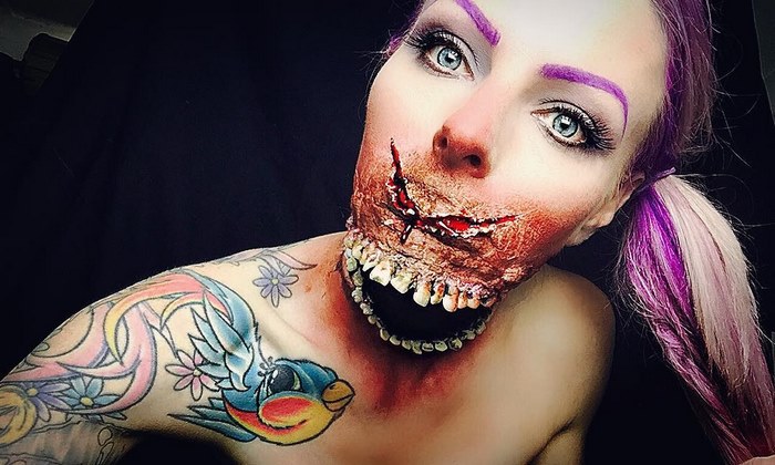 Creepy Makeup Art