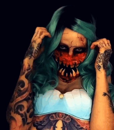 Creepy Makeup Art