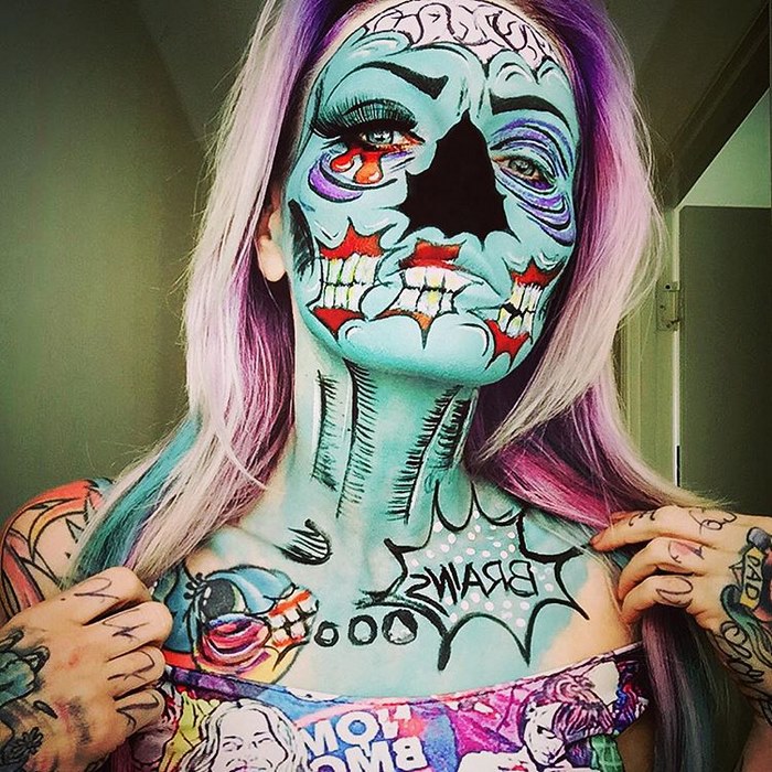 Creepy Makeup Art
