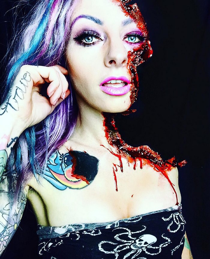 Creepy Makeup Art
