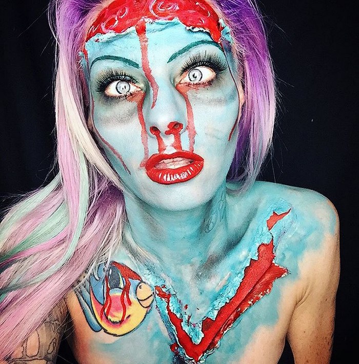 Creepy Makeup Art