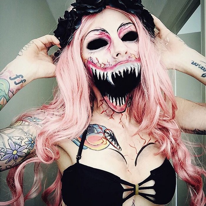 Creepy Makeup Art
