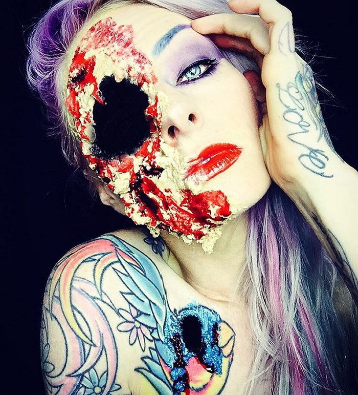 Creepy Makeup Art
