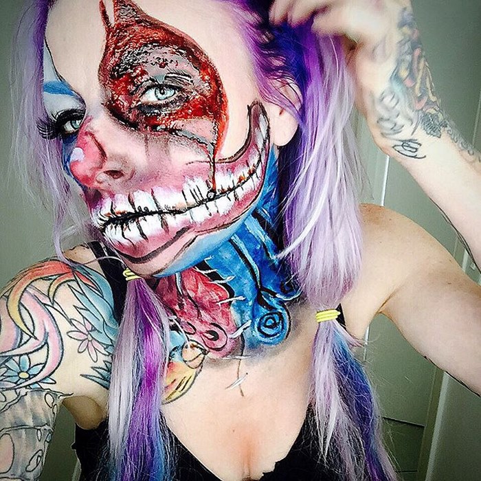 Creepy Makeup Art