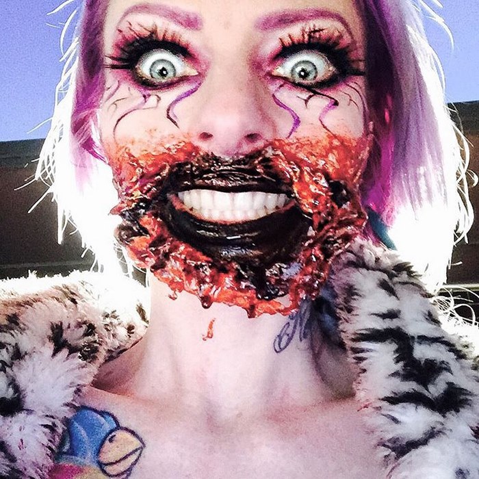 Creepy Makeup Art