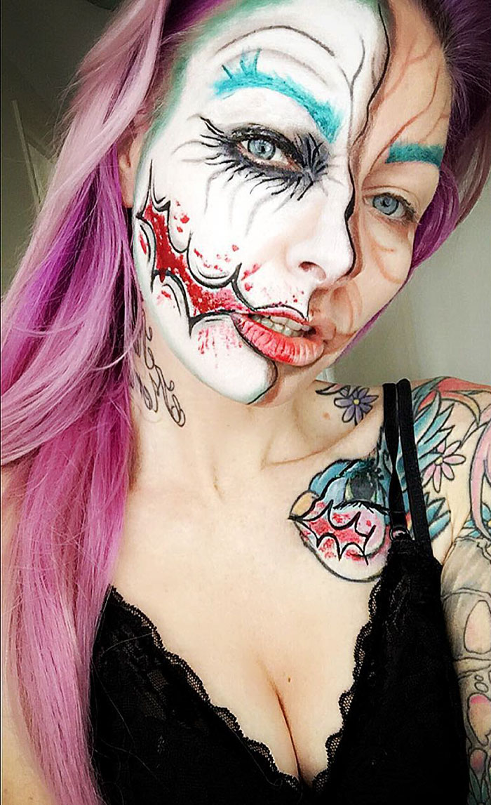 Creepy Makeup Art