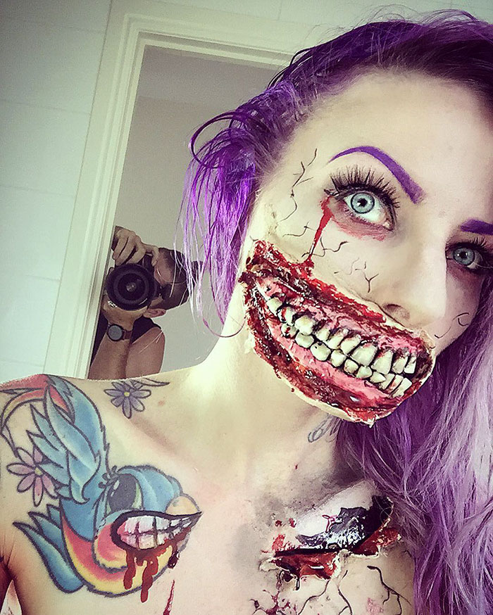 Creepy Makeup Art