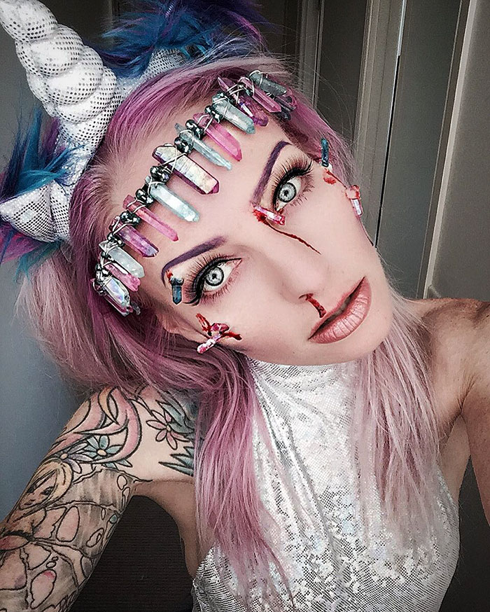 Creepy Makeup Art