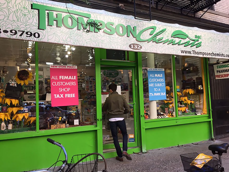 man-tax-7-percent-pharmacy-thompson-chemists-new-york-2 man-tax-7-percent-pharmacy-thompson-chemists-new-york-2