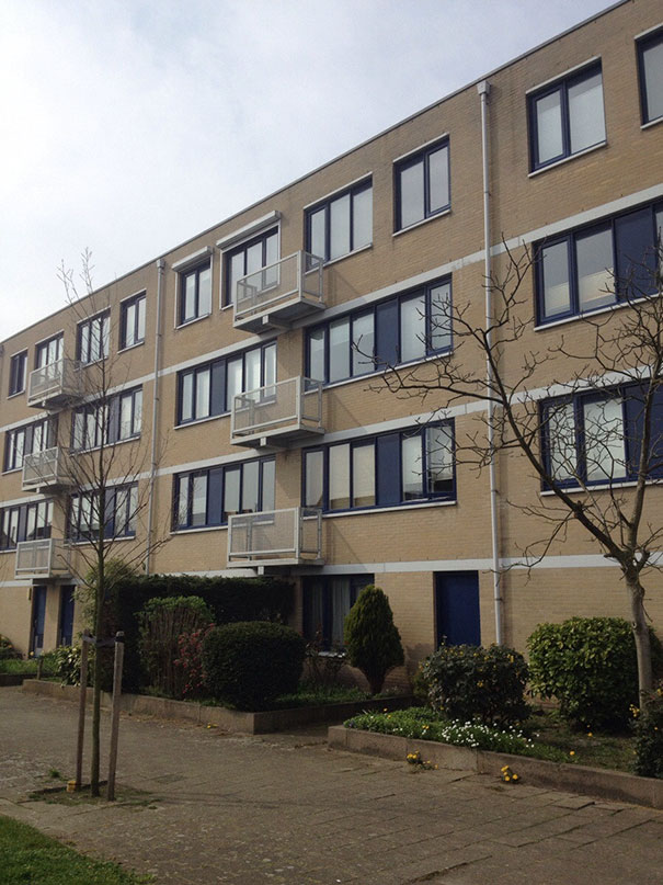 Balconies without entrances