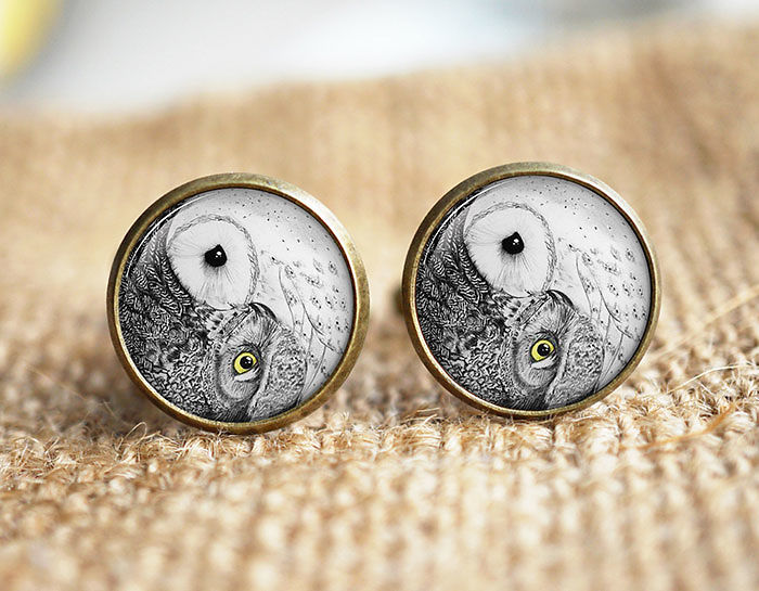 Owl Cuff Links