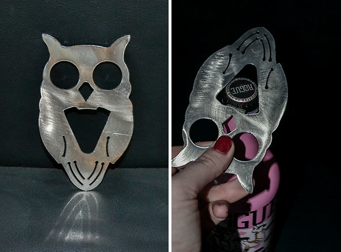 Owl Metal Bottle Opener