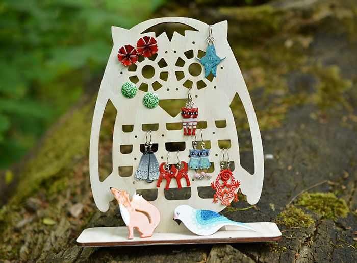 Owl Jewelry Stand
