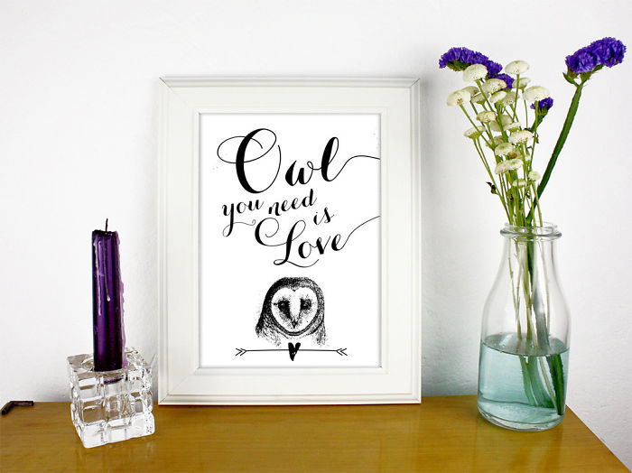 Owl You Need Is Love Poster