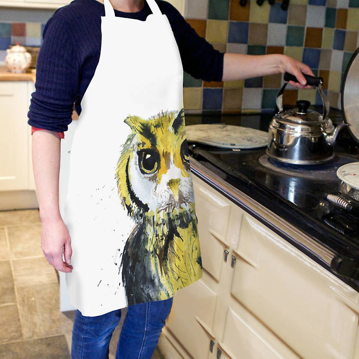 Inky Owl Apron