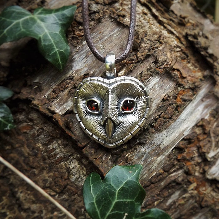 Silver Owl Pendant