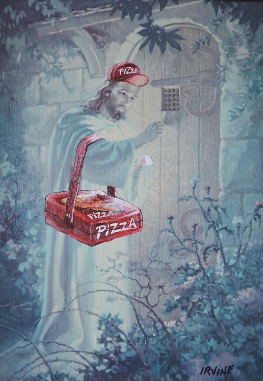 I Buy Paintings From Thrit Stores And Add A Personal Touch To Them