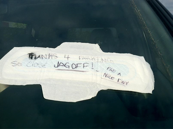 Passive-aggressive Parking Notes