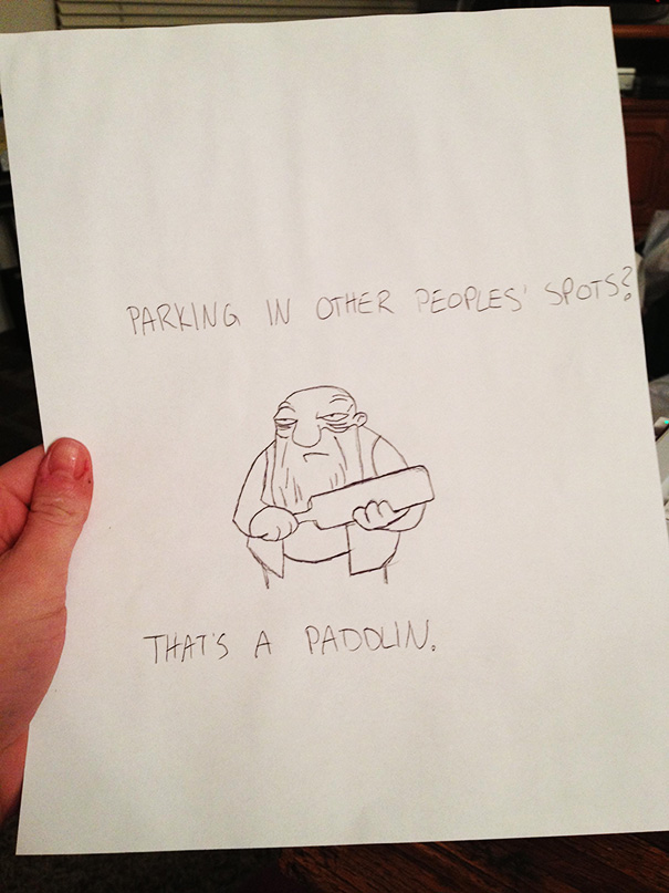 Passive-aggressive Parking Notes