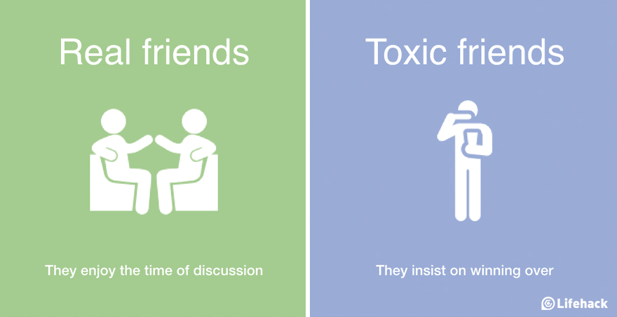Real Friends Vs Toxic Friends